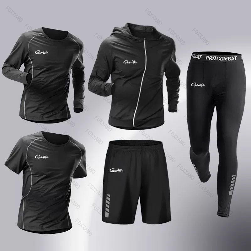 Fishing Rain Suit - Gamakatsu moda wędkarska 3-5 szt. Męski