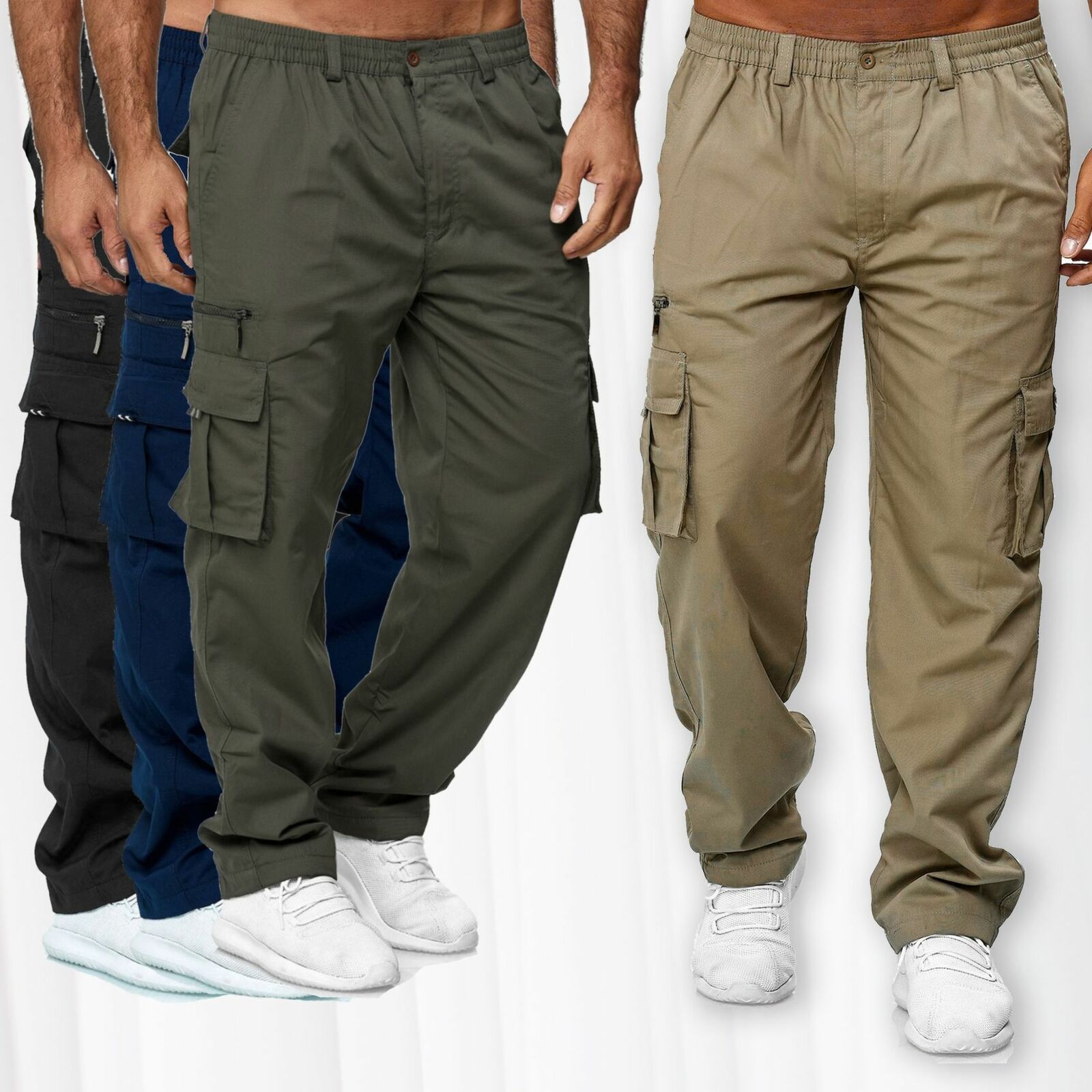 Męskie spodnie Cargo w pasie e – Fishing Pants Waterproof recenzja i cena