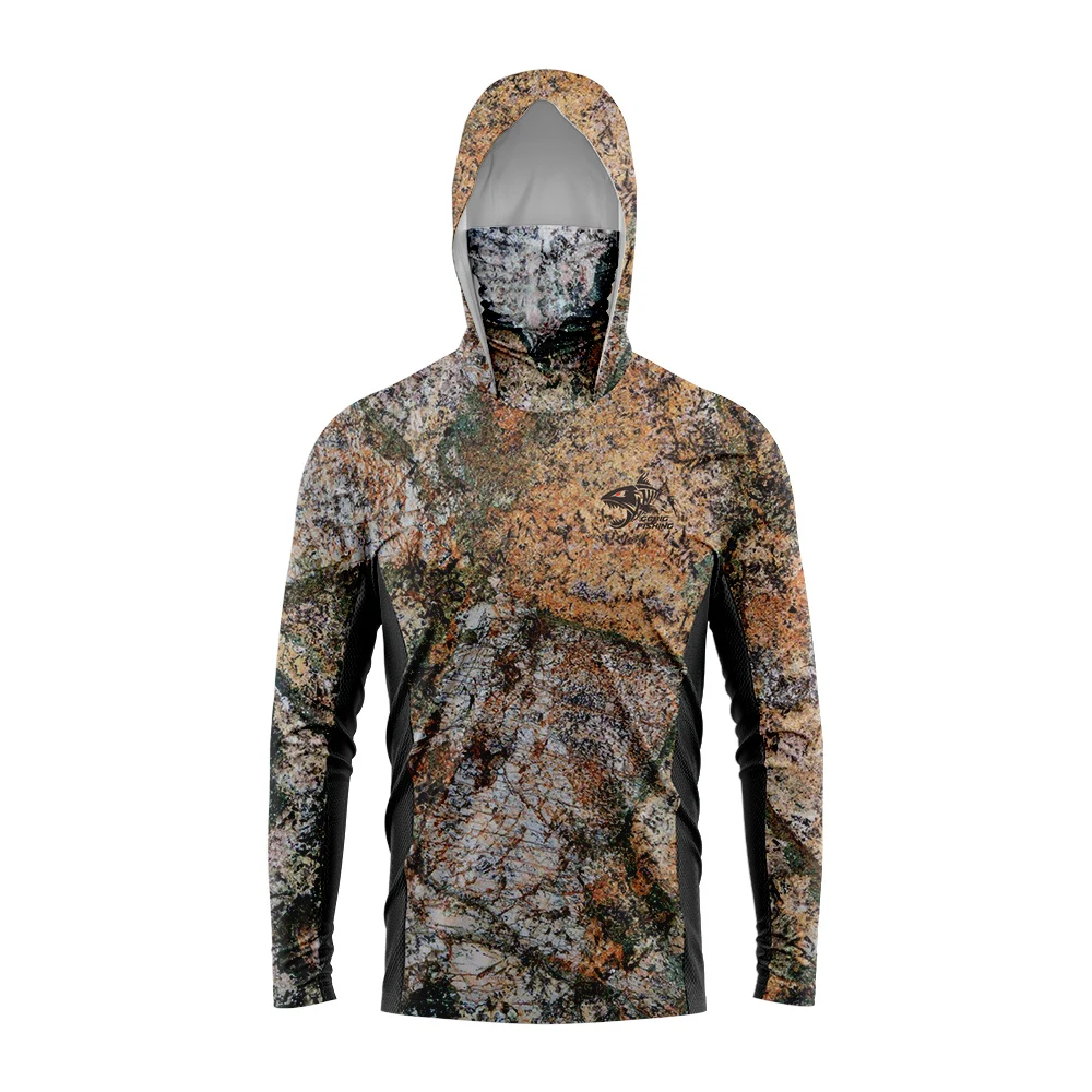 Męska bluza z kapturem w kamuf – Fishing Mask Sun Protection recenzja i cena