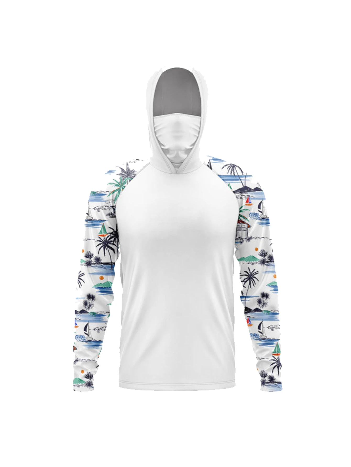 Męska koszulka z długim rękawe – Fishing Mask Sun Protection recenzja i cena