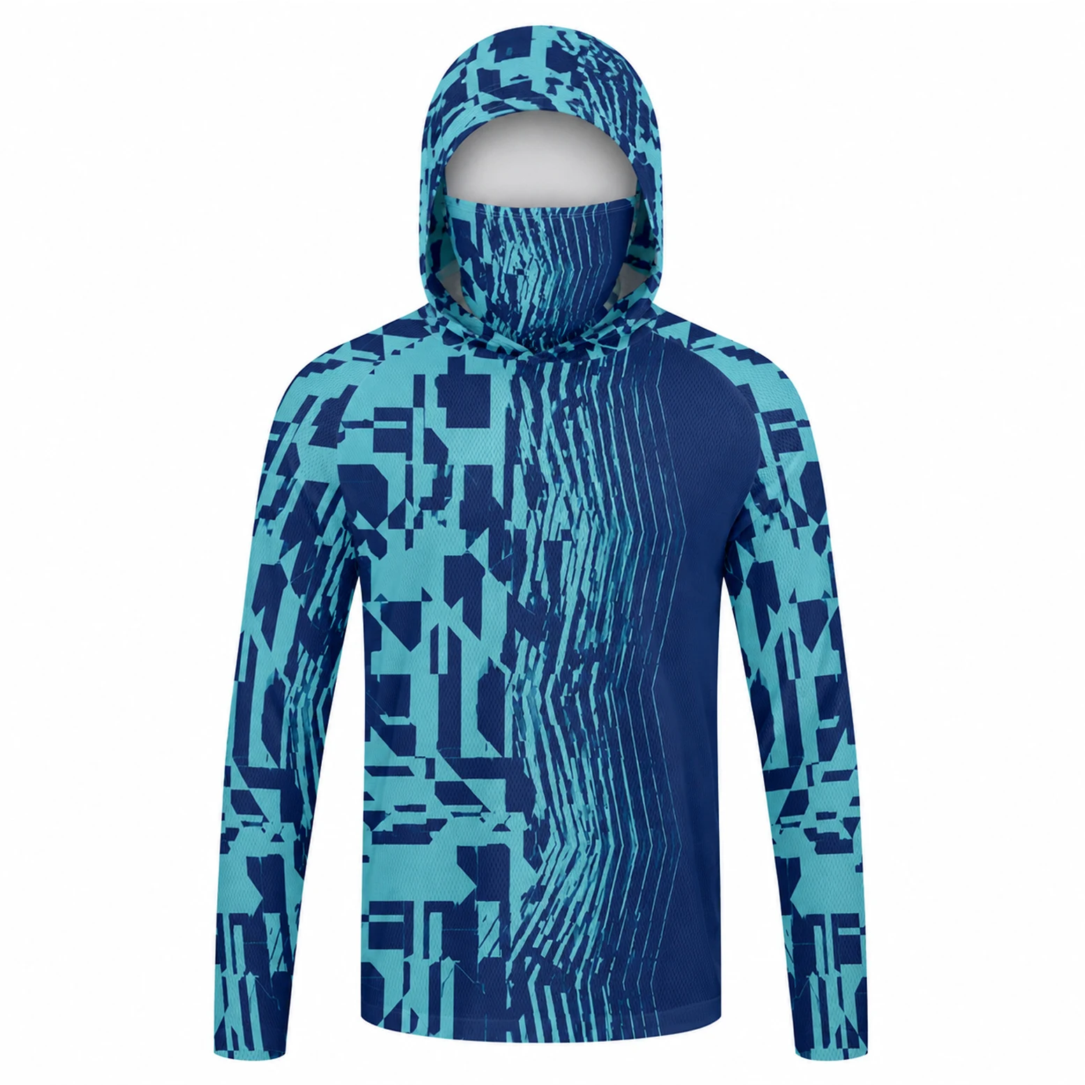 Męska koszulka z kapturem do w – Fishing Mask Sun Protection recenzja i cena